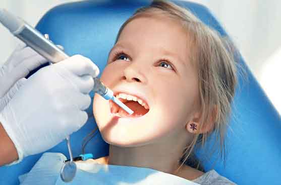 Dental Care Treatment of Children at a Dental Clinic